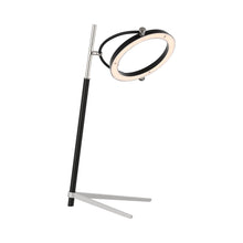 Load image into Gallery viewer, Mistral LED Table Lamp in Polished Nickel.