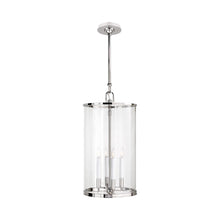 Load image into Gallery viewer, Modern Pendant Light in Polished Nickel (Large).