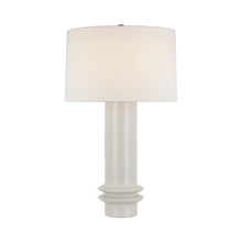 Load image into Gallery viewer, Montaigne Table Lamp in New White.
