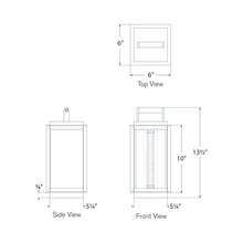Load image into Gallery viewer, Northport LED Table Lamp - line drawing.