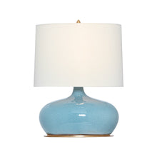 Load image into Gallery viewer, Olinda Table Lamp in Crackled Robin (Small).