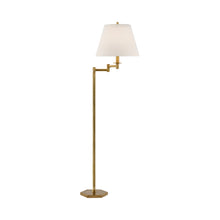 Load image into Gallery viewer, Olivier Floor Lamp in Hand-Rubbed Antique Brass.