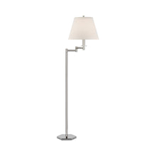 Load image into Gallery viewer, Olivier Floor Lamp in Polished Nickel.