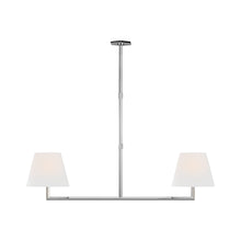 Load image into Gallery viewer, Olivier Linear Chandelier in Polished Nickel.