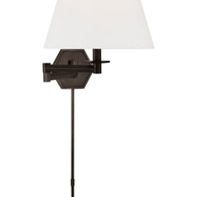 Load image into Gallery viewer, Olivier Swing Arm Wall Light in Detail.
