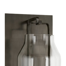Load image into Gallery viewer, Ollie Outdoor LED Wall Light in Detail.