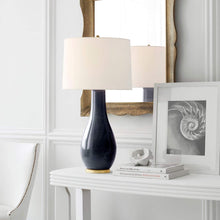 Load image into Gallery viewer, Orson Table Lamp in living room.