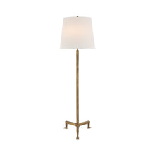 Load image into Gallery viewer, Parish Floor Lamp in Gilded Iron.