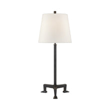 Load image into Gallery viewer, Parish Table Lamp in Aged Iron.