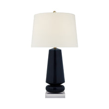 Load image into Gallery viewer, Parisienne Table Lamp in Denim Porcelain (Medium).