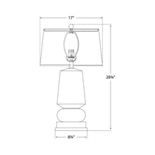 Load image into Gallery viewer, Parisienne Table Lamp - line drawing.