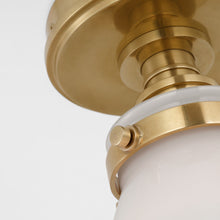 Load image into Gallery viewer, Parkington Conical Flush Mount Ceiling Light in Detail.