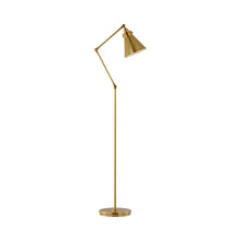 Load image into Gallery viewer, Parkington Floor Lamp in Antique-Burnished Brass.