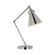 Load image into Gallery viewer, Parkington Table Lamp in Polished Nickel.