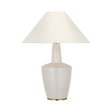Load image into Gallery viewer, Paros Table Lamp in Ivory (23.75-Inch).