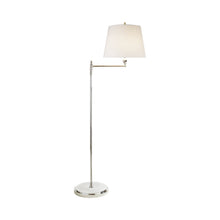 Load image into Gallery viewer, Paulo Floor Lamp in Polished Nickel.