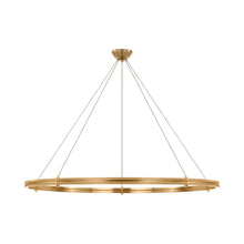 Load image into Gallery viewer, Paxton LED Chandelier in Natural Brass (60-Inch).