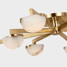 Load image into Gallery viewer, Pedra LED Flush Mount Ceiling Light in Detail.