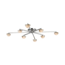 Load image into Gallery viewer, Pedra LED Flush Mount Ceiling Light in Polished Nickel (X-Large).