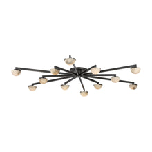 Load image into Gallery viewer, Pedra LED Flush Mount Ceiling Light in Bronze (Grande).