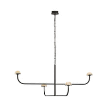 Load image into Gallery viewer, Pedra LED Shallow Chandelier in Bronze (2-Tier).