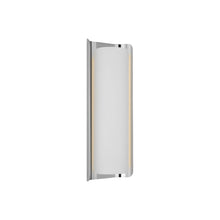 Load image into Gallery viewer, Penumbra LED Wall Light in Polished Nickel/White (15-Inch).