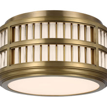 Load image into Gallery viewer, Perren LED Flush Mount Ceiling Light in Detail.