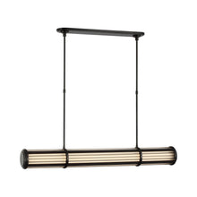 Load image into Gallery viewer, Perren LED Linear Chandelier in Bronze.