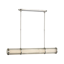 Load image into Gallery viewer, Perren LED Linear Chandelier in Polished Nickel.