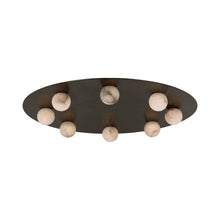Load image into Gallery viewer, Pertica LED Flush Mount Ceiling Light in Detail.