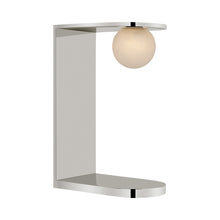 Load image into Gallery viewer, Pertica LED Table Lamp in Polished Nickel.