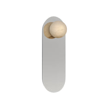 Load image into Gallery viewer, Pertica LED Wall Light in Polished Nickel (9-Inch).