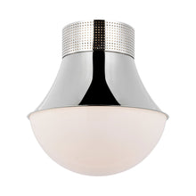 Load image into Gallery viewer, Precision 17-Inch LED Flush Mount Ceiling Light in Polished Nickel.