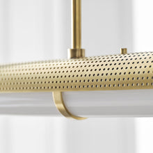 Load image into Gallery viewer, Precision LED Linear Chandelier in Detail.