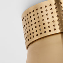 Load image into Gallery viewer, Precision Round Flush Mount Ceiling Light in Detail.