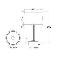 Load image into Gallery viewer, Riley Table Lamp - line drawing.