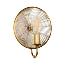 Load image into Gallery viewer, Rivington Wall Light in Natural Brass.
