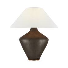 Load image into Gallery viewer, Rohs Table Lamp in Stained Black Metallic.