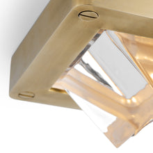Load image into Gallery viewer, Rolland Outdoor LED Flush Mount Ceiling Light in Detail.
