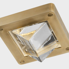Load image into Gallery viewer, Rolland Outdoor LED Flush Mount Ceiling Light in Detail.