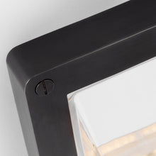 Load image into Gallery viewer, Rolland Outdoor LED Flush Mount Ceiling Light in Detail.