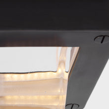 Load image into Gallery viewer, Rolland Outdoor LED Flush Mount Ceiling Light in Detail.