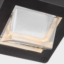 Load image into Gallery viewer, Rolland Outdoor LED Flush Mount Ceiling Light in Detail.