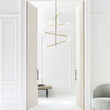 Load image into Gallery viewer, Rousseau Articulating LED Chandelier in Detail.