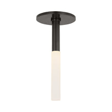 Load image into Gallery viewer, Rousseau LED Flush Mount Ceiling Light in Bronze.