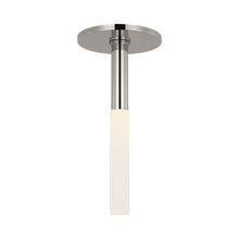 Load image into Gallery viewer, Rousseau LED Flush Mount Ceiling Light in Polished Nickel.