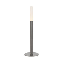 Load image into Gallery viewer, Rousseau LED Table Lamp in Polished Nickel.