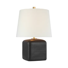 Load image into Gallery viewer, Ruby Table Lamp in Matte Black.