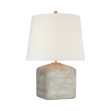 Load image into Gallery viewer, Ruby Table Lamp in Waxed Bisque Ceramic.