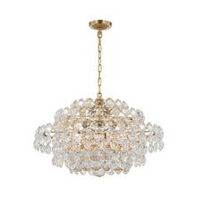 Load image into Gallery viewer, Sanger Chandelier in Hand-Rubbed Antique Brass(Small).